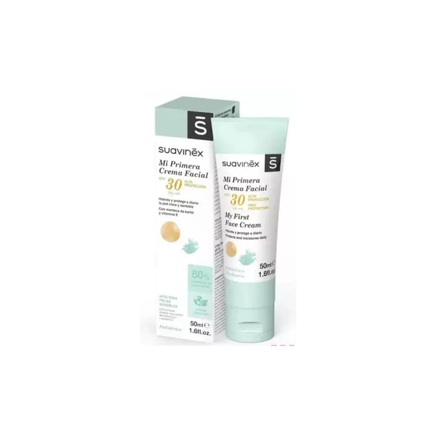 Дитячий крем Suavinex для обличчя SPF 30, 50 мл (307077) - зображення 1