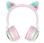 Bluetooth-гарнитура Hoco W27 Cat Ear Grey/Pink (W27GP) - уменьшенное изображение 1