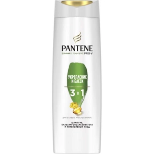 Шампунь Pantene 3 в 1 Nature Fusion Зміцнення та блиск 360 мл (8001090673527) зображення 1