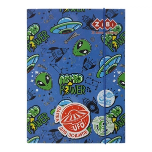 Папка для зошитів ZiBi В5+ UFO картонна, на гумках (ZB.14966) зображення 1