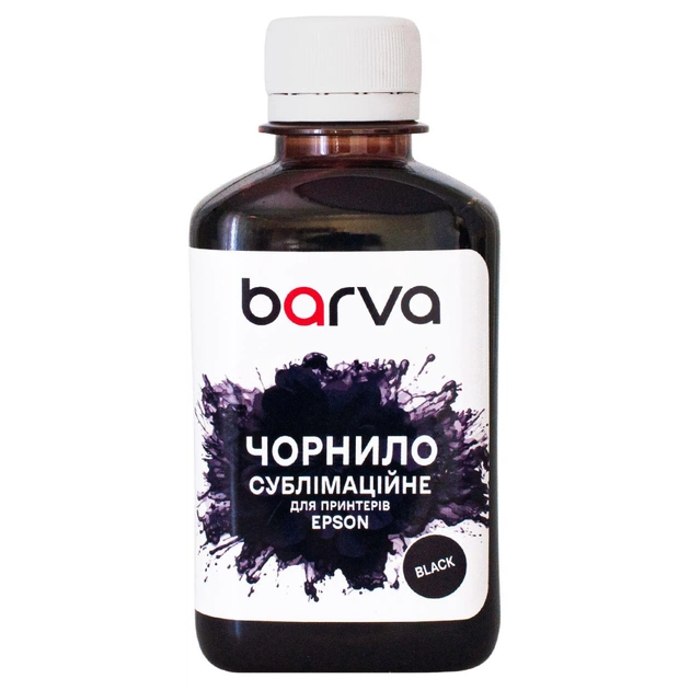 Чорнило Barva Epson sublimation 180 мл, Black (SUB-918) - изображение 1