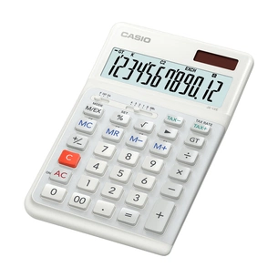 Калькулятор Casio JE-12E-WE-WA-EP, білий (CALC-CAS-JE-12E-WE-W) зображення 1
