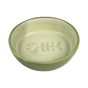 Посуд для котів Trixie Миска керамічна плоска 200 мл/13 см (4011905244921) зображення 1