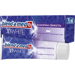 Зубна паста Blend-a-med 3D White Класична свіжість 75 мл (8006540792971) изображение 1