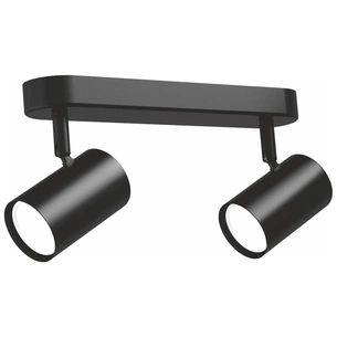 Світильник точковий Videx під лампу 2xGU10 накладний поворотний (VL-SPF05B-BPB) зображення 1