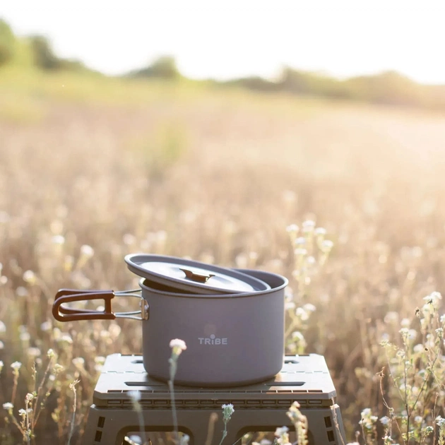 Котел туристичний Tribe Pot 3 л Alu алюмінієвий grey (T-FH-0015-grey) - picture 11