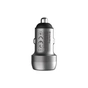 Зарядний пристрій ColorWay USB-C PD35W + USB QC3.0 car adapter (CW-CHA066PD-GR) - уменьшенное изображение 2