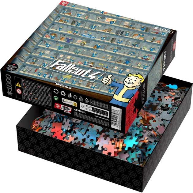 Пазл GoodLoot Fallout 4 Perk Poster Puzzles 1000 ел. (5908305247937) - picture 10