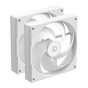 Кулер до корпусу ID-Cooling Вентилятор ID-Cooling AS-140-W Duet White (AS-140-W DUET) - зменшене зображення 1