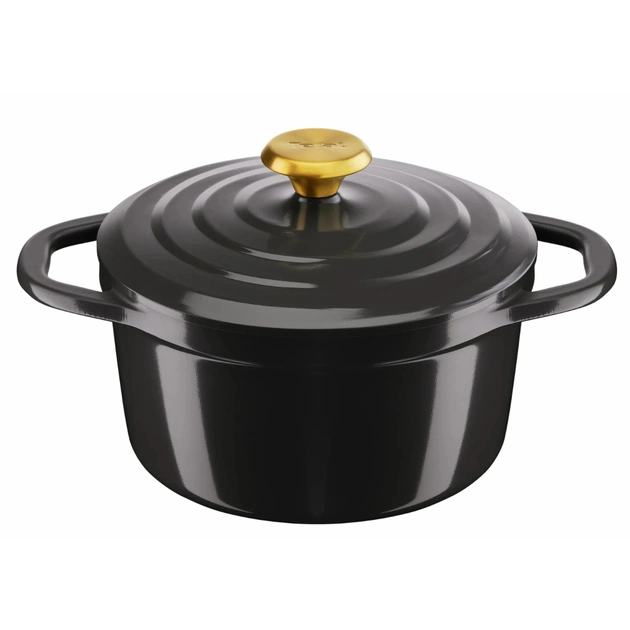 Каструля Tefal Air, з кришкою, 3.1л, алюміній, чорний (E2554404) - picture 1
