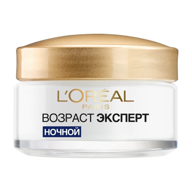 Крем для обличчя L'Oreal Paris Skin Expert Вік експерт нічний 65+ 50 г (3600523408917/3600524032623) - изображение 1