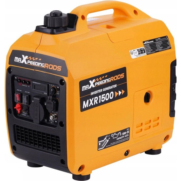 Генератор maXpeedingRODS MXR1500 (1 kW), 220V, 50Hz, 2,4л, ручной запуск (mxr1500) - изображение 1