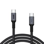 Дата кабель USB-C to USB-C 1.0m PD 100W black-grey Armorstandart (ARM69370) - зменшене зображення 1