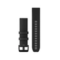 Ремінець до смарт-годинника Garmin QuickFit 22 Watch Bands, Black with Black Stainless Steel Hardware (010-12901-00) - зменшене зображення 1