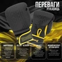 Боксерские перчатки PowerPlay 3021 Ukraine Chorno zhovti 14 untsiy (PP_3021_14oz_Black/Yellow) - уменьшенное изображение 8