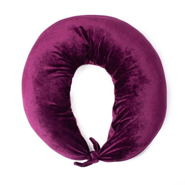 Подушка MirSon для вагітних та годування №8301 Velvet Line 28-0002 Excalibur Велюр 30х170х20 см (2200006200260) - picture 2