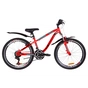 Велосипед Discovery 24" FLINT AM Vbr рама-13" 2019 червоно-бірюзовий з чорним (OPS-DIS-24-120) - зменшене зображення 1