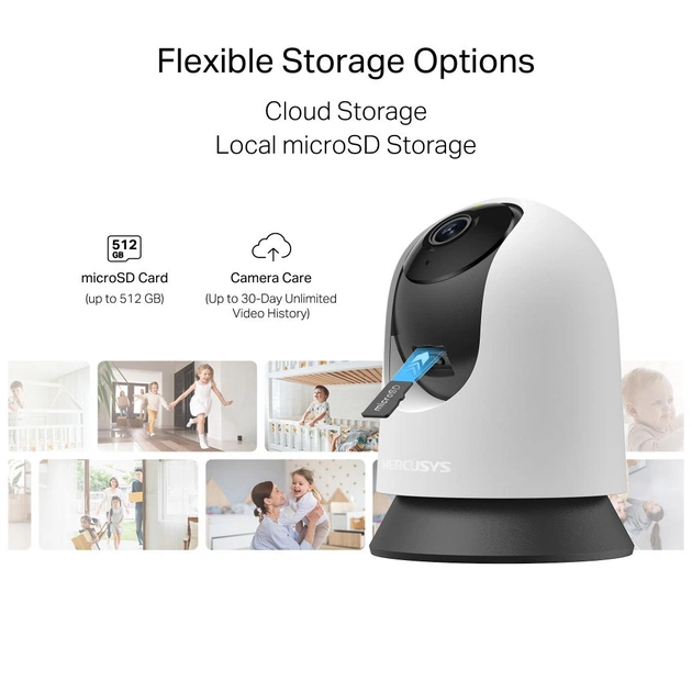 Камера відеоспостереження Mercusys IP-Камера MERCUSYS MC200 FHD N300 microSD motion detection (MC200) - picture 9