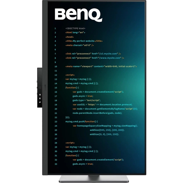 Монітор BenQ RD320U Metallic Grey - picture 6