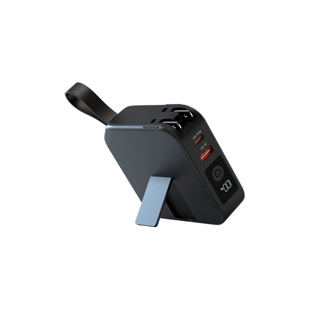 Батарея універсальна Energizer Magnetic Wireless 10000mAh 20W PD, AC зарядка, QI/15W, built-in USB-C (QM10001AC) - зображення 4