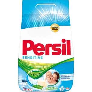 Пральний порошок Persil Sensitive Алое Вера для чутливої шкіри 2.7 кг (9000101521689) зображення 1