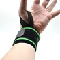 Бинт для спорту MadMax MFA-298 Wrist Wraps 18" Black/Green (MFA-298-U) - зменшене зображення 9