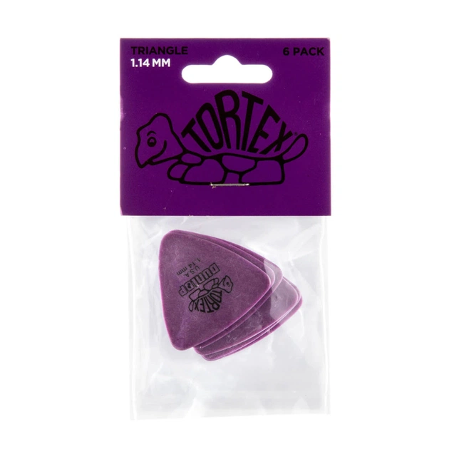 Медіатор Jim Dunlop Tortex Triangle Pick 1.14mm 6 шт. (431P1.14) - picture 3