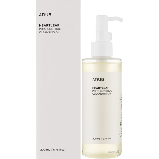 Олія для обличчя Anua Heartleaf Pore Control Cleansing Oil 200 мл (8809640734687) - picture 2