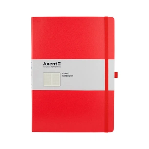 Блокнот Axent Partner Grand, 210х295, 100 арк, кліт, червоний (8203-06-A) зображення 1