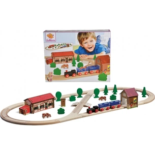 Залізниця Eichhorn Подорож на ферму, 41 елемент 360 см (100001268) зображення 1