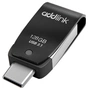 USB флеш накопичувач AddLink 128GB T65 Black USB 3.1/Type-C (ad128GBT65G3) - уменьшенное изображение 1