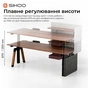 Комп'ютерний стіл Sihoo з електрорегулюванням висоти D07 1.8m Walnut/Black (D07A-101/D07J-101-AB/D07-P) - preview 7