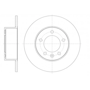 Гальмівний диск REMSA 61412.00 зображення 1