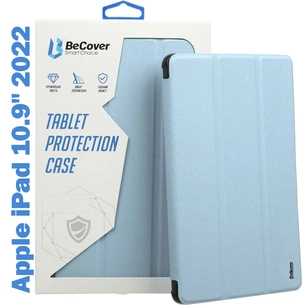Чохол до планшета BeCover Tri Fold Soft TPU mount Apple Pencil Apple iPad 10.9" 2022/24/11" 2025 Light Blue (708464) зображення 1