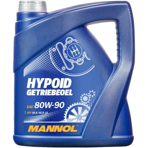 Трансмісійна олива Mannol HYPOID GETRIEBEOEL 4л 80W-90 (MN8106-4) зображення 1