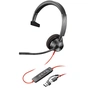 Навушники Poly Blackwire 3310-M USB-A/C (8X216AA) - зменшене зображення 1