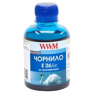 Чорнило WWM EPSON XP-600/XP-605/XP-7005 Light Cyan (E26/LC) зображення 1