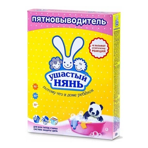 Засіб для видалення плям Ушастый нянь порошок 500 г (4820026412924) зображення 1