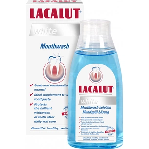 Ополіскувач для порожнини рота Lacalut white 300 мл (4016369666920) зображення 1