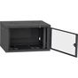 Шафа настінна Ipcom 6U, 600*350, RAL9005 (СН-6U-060х035-ДС-9005) - зменшене зображення 2