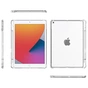 Чохол до планшета BeCover Anti-Shock Stylus Apple iPad 10.2 2019/2020 Clear (705615) - зменшене зображення 3