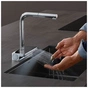 Змішувач Hansgrohe Aquno Select M81 , 21 см, хром (73836000) - зменшене зображення 2