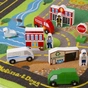 Дитячий килимок Melissa&Doug Дорожній килимок / дерев'яні іграшки (MD5195) - зменшене зображення 3