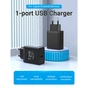 Зарядний пристрій Vention 1xUSB 12W Black (FAAB0-EU) - зменшене зображення 5