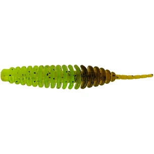 Силікон рибальський FishUP Tanta 2" 243 - Chartreuse/Green Pumpkin (9шт/уп) (1864.01.13) зображення 1