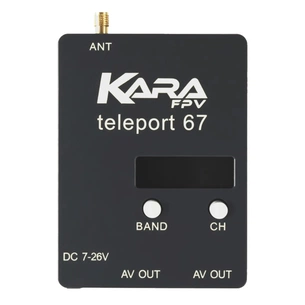 Видеоприемник (VRX) KaraFPV Teleport67 6.1G-7.2G (RX6704) изображение 1