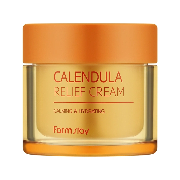 Крем для обличчя FarmStay Calendula Relief Cream 80 мл (8809783325933) - picture 2
