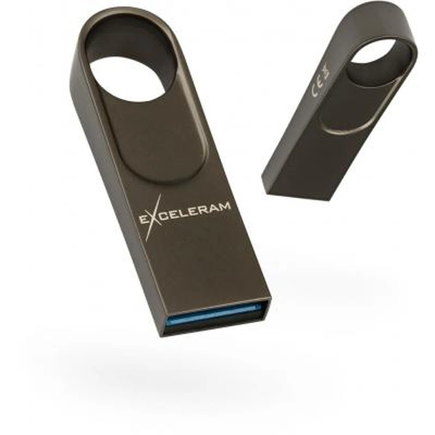 USB флеш накопичувач eXceleram 16GB U5 Series Dark USB 3.1 Gen 1 (EXP2U3U5D16) - изображение 1