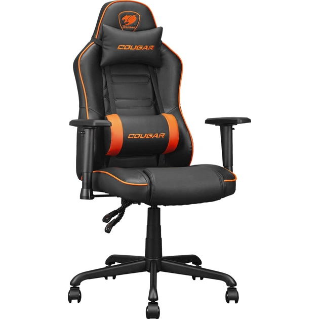 Крісло ігрове Cougar Fusion S Black/Orange - зображення 1