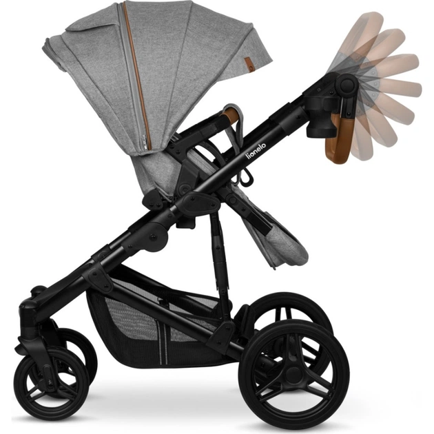 Коляска Lionelo 3 в 1 Mari Tour Grey Stone (LO-MARI TOUR 3IN1 GREY STONE) - зображення 9